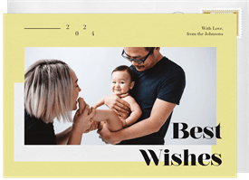 'Best Wishes' New Year's Greeting Card