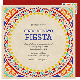 'Colorful Fiesta' Cinco de Mayo Invitation