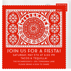 'Perfect Papel Picado' Cinco de Mayo Invitation