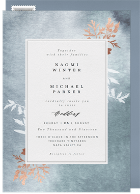 'Understated Romance' Wedding Invitation