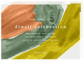 'Bold Strokes' Diwali Invitation