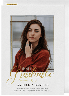 'Center Stage' Graduation Announcement