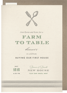 'Farmhouse Chic' Housewarming Party Invitation