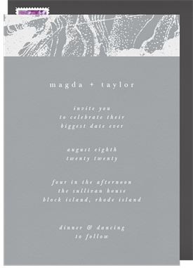 'Elementa' Wedding Invitation