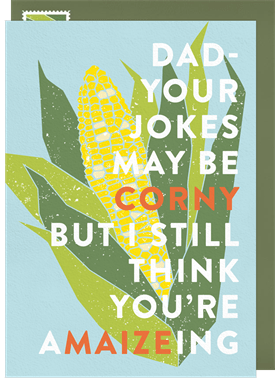 'Corny Dad' Father's Day Card