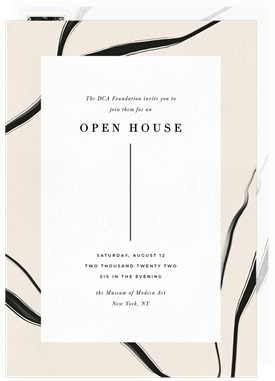 'Artsy Affair' Open House Invitation