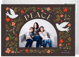 'Garden Peace' Holiday Greetings Card