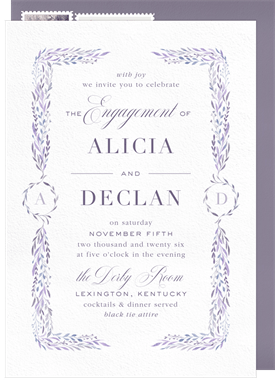 'Eucalyptus Garden' Party Invitation