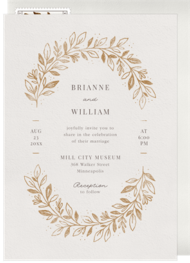 'Boho Floral' Wedding Invitation