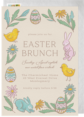 'Easter Classics' Easter Invitation