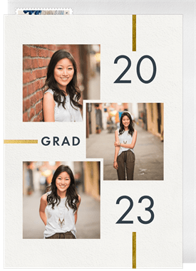 'Simple Sparkle' Graduation Announcement