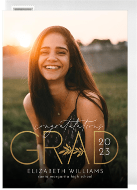 'Boho Grad' Graduation Announcement