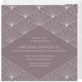 'Pearl Chandelier' Entertaining Invitation