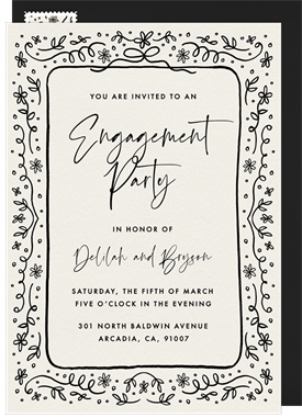 'Boho Garden Whimsy' Party Invitation