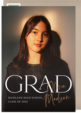 'Sophisticated' Graduation Announcement