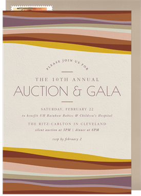 'Desert Retreat' Gala Invitation