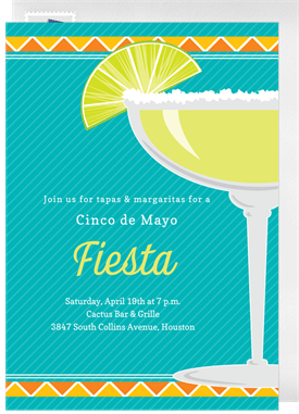 'Salted Rim' Cinco de Mayo Invitation