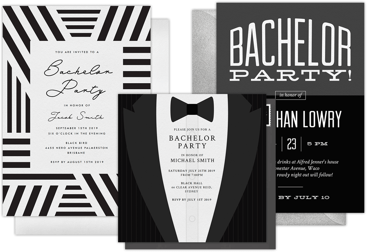 Bachelor Party Invitations