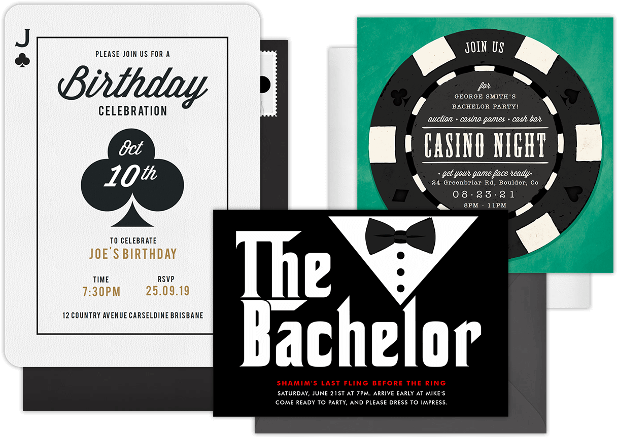 Bachelor Party Invitations