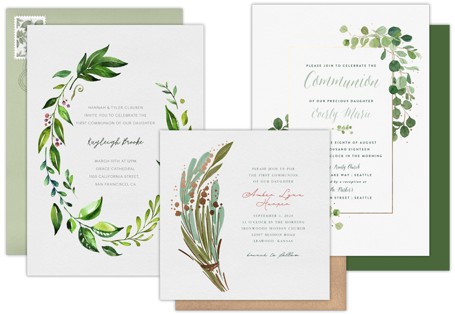 Communion Invitations